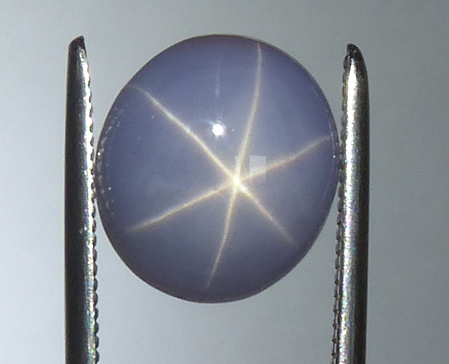 blue-grey star sapphire