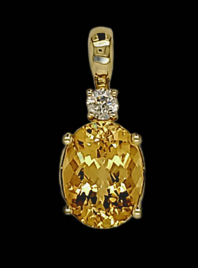 precious topaz ouro preto pendant